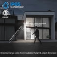 thumbnail image 4 of LEONLITE Motion Sensor LED Security Light, Dusk to Dawn Outdoor Flood Lights, Adjustable 2-Head, IP65 Waterproof, 20W(150W Equiv.), 5000K Daylight, 4 of 7