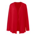 thumbnail image 5 of HCYSFG Womens 3/4 Sleeve Cardigan Open Front Draped Neck Loose Fit Lightweight Sweater Everyday Layering Cover Up Tops, 5 of 5