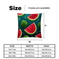 thumbnail image 5 of Watermelon Throw Pillow Covers Covers Set of 2, Velvet Cushion Case with Unique Patterns for Bed Pillows, 16x16 18x18 20x20 Inches,for Various Occasions, 5 of 6