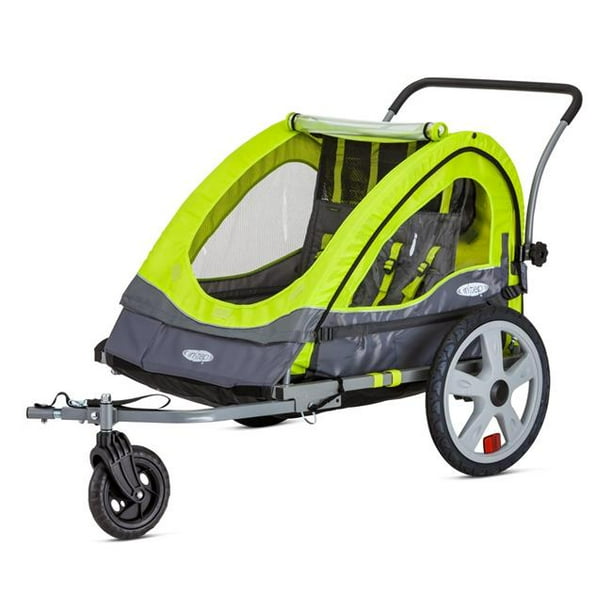 Instep QuickNEZ Double Tow Behind Bike Trailer, Converts