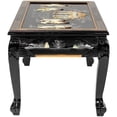 thumbnail image 4 of Oriental Furniture Black Lacquer Coffee Table - Royal Ladies, 4 of 6