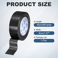 thumbnail image 2 of Uxcell Duct Tape (1.57 Inch x 49 Yards, Black) Heavy Duty Industrial Duct Tape Easy Use Strong Adhesive No Residue, for Repairs Crafts Projects Home Improvement, 2 of 7