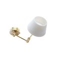 thumbnail image 2 of Ounissouiy Mini candelabro de pared para casa, iluminación LED blanca en miniatura, luz para espejo de noche con pilas, accesorios para muebles casas de muñecas, 2 of 6