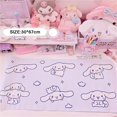 thumbnail image 1 of Alfombrilla de ratón de Anime japonés para dormitorio, tapete de mesa de oficina, teclado de ordenador grande, Kawaii, perro blanco LIUWENJING unisex, 1 of 2