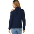 thumbnail image 3 of Sofia Jeans by Sofia Vergara Women's Cutout Cable Sweater, 3 of 6