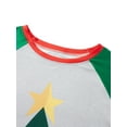 thumbnail image 6 of Hirigin Store Family Matching Christmas Pajamas Set, Baby Romper/Christmas Tree Pattern Long Sleeve Tops and Pants Sleepwear Set, 6 of 10
