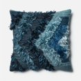 thumbnail image 1 of Loloi 1'10" x 1'10" Coussin en Poly Laine Indigo, 1 of 3