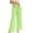 Green-01, variant on REALiKUN Women Pull On Pants Elastic Waisted Casual Wide Leg Long Lounge Trousers with Pocket Beach Wear