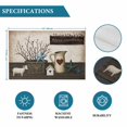 thumbnail image 6 of Bless OurHome Placemats Set of 6, Farmhouse Pots Texas Stars Retro Wooden Plank Placemats for Dining Table, Place Mats for Kitchen Tabletop, Waterproof Wipeable Dining Table Mats Set, 6 of 9