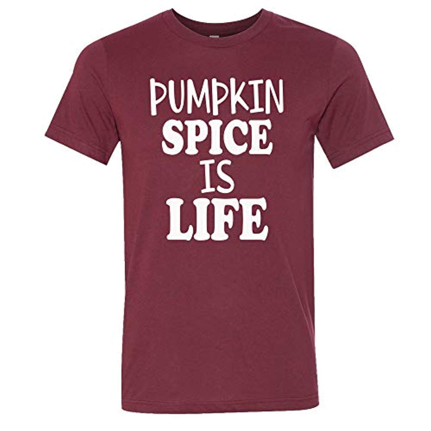 Pumpkin Spice is Life Adult Unisex Short Sleeve Tee Shirt Heather Cardinal - Bild 7 von 20