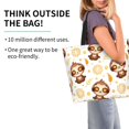 thumbnail image 2 of Easygdp Sloth Yoga Bolsas Tote para Mujer, Bolsos de Hombro para Viaje, Bolsos de Mano de Gran Capacidad para Compras y Trabajo, 2 of 8