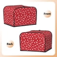 thumbnail image 3 of Rateoe Hohoho Pattern Toaster Covers 4 Slice Wide Slot,Bread Machine Cover,Bread Dust Cover & Fingerprint Protection,Appliance Covers, 3 of 6