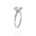 thumbnail image 5 of HeartsAndYou 3ct Emerald Cut Moissanite Classic Engagement Solitaire Ring 18k White Gold over Silver, 5 of 6