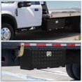 thumbnail image 1 of Kojooin Heavy Duty Aluminum Diamond Plate Tool Box Chest, Lockable Pickup Truck Bed, RV and Trailer Storage Organizer, 1 of 8