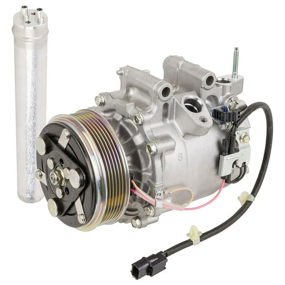 For Honda Civic 2012 2013 2014 2015 OEM AC Compressor w/ A/C Drier - BuyAutoParts