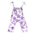 thumbnail image 4 of Toddler Girls Kids Printing Jumpsuit Playsuit Strap Romper Summer Outfits Clothes Pants For Girl Short Leggings With Pockets For Girl cargo pants girl, 4 of 4