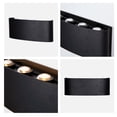thumbnail image 4 of Lámpara de pared LED LámparaYa acabado negro 7W luz amarilla 3000K, 4 of 4