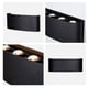 thumbnail image 4 of Lámpara de pared LED LámparaYa acabado negro 7W luz amarilla 3000K, 4 of 4