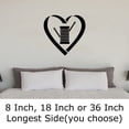 thumbnail image 2 of Love Needles And Thread Heart Sewing Quilting Hobby Create Wall Decals for Walls Peel and Stick wall art murals Black Large 36 Inch, 2 of 2
