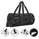 thumbnail image 3 of Easygdp Black Scientific Bolsa de Viaje, Bolsa de Mano, Bolsa de Gimnasio, Bolsa de Equipaje para Viaje, 3 of 6