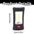 thumbnail image 3 of LED Multifunctional Inspection Work Light COB Rechargeable Flashlight With Base & Hook Portable Emergency Lamp For Outdoor Camping Car Repair Home Power Outage And Workshop Use(Black), 3 of 9