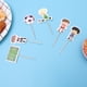 thumbnail image 2 of EeaseMX 48 piezas de adornos para tartas con temática de fútbol para niños, para fiestas infantiles, cupcakes, decoración para tartas de cumpleaños y fiestas familiares., 2 of 7