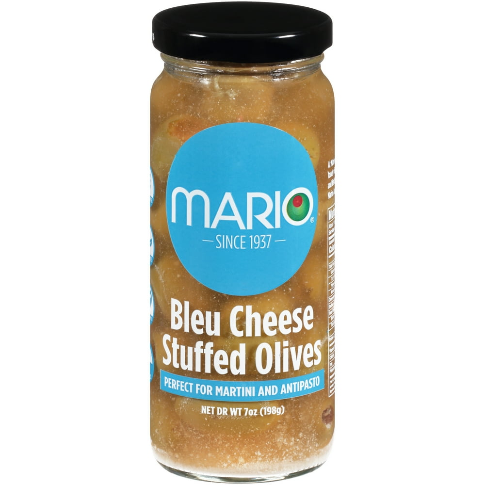 Mario Bleu Cheese Stuffed Olives, 7 Oz