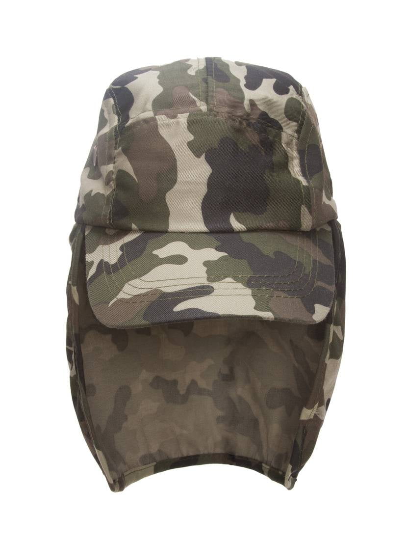camo flap hat