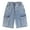 Light Blue-2750, variant on KIDSCOOL SPACE Children's Denim Shorts,Ribbed Elastic Waist with D-ring Loops Summer Jeans Half Cargo Jeans, Light Blue,7-8 Years
