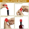 thumbnail image 3 of 8Pcs Silicone Wine Stopper, Reusable Sparkling Wine Bottle Stopper, Silicone Wine Bottle Stopper Wine Seal Stopper. (4 Colors), 3 of 5