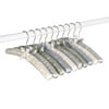 Set Of 16 Padded Hangers: Light Hues