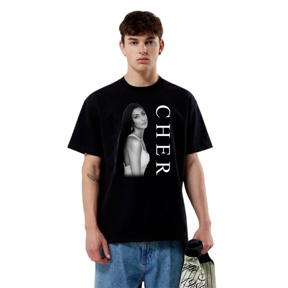 Cher T-Shirt Vintage Band Music Minimalist Pop Diva T-Shirt, for men & women, up to size 5XL