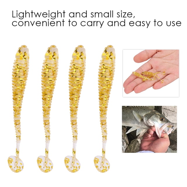 Cebos de pesca Jadeshay 50 piezas 5 cm Plástico blando Multifuncionales