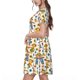 thumbnail image 2 of Balery Harvest Scarecrow Pattern Vestidos sueltos de manga corta para mujer, vestidos de verano 2025, vestidos casuales de corte A con vuelo., 2 of 6