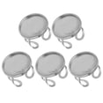 thumbnail image 1 of OULII Making Rings 5Set Blank Rings Base Diy Metal Blank Silver, 1 of 8