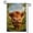 D, variant on XaaKee Garden Flags For Outside, Welcoming Artwork Goat Spring Garden Flag, Double-Sided High-Quality White Linen Yard Flags, Farmhouse Entrance Decor, 12x18Inch