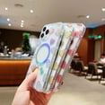 thumbnail image 4 of Love Heart  Aesthetic Bling Clear [Compatible with MagSafe Wireless Charging] Case for Women Girls Compatible with iPhone Case (iPhone 15 Pro Max,Multicolor), 4 of 7