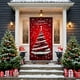 thumbnail image 5 of Christmas Door Set Door Width Door Curtain Holiday Party Decoration Christmas Tree Door Hanging Door Cover Decoration, 5 of 6