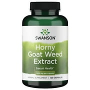 Swanson Horny Goat Weed Extract 500 mg 120 Capsules