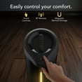thumbnail image 4 of Vornado ARA® Oscillating Tower Fan with Ambient Light and Remote, 40 Inch, Quiet Powerful Fan, 5 Speeds, Touch Control, Illuminated Air Circulator for Home, Black, 4 of 6