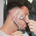 thumbnail image 1 of Beard Styling Shaping Tool Template Shaper Stencil ;;; ;;; Symmetry Trimming Beard Comb Beard Shaper, 1 of 7