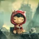 thumbnail image 3 of POP MART Hirono Mime Series Mystery Box Anime PVC 100% Original Action Figure Collection Model Desktop Ornaments Doll Toys, 3 of 5