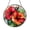 Acrylic 3.5 Inch, variant on Hibiscus Floral Botanical Stained Glass Style Window Decor, Tropical Hanging Decorative Art Panel