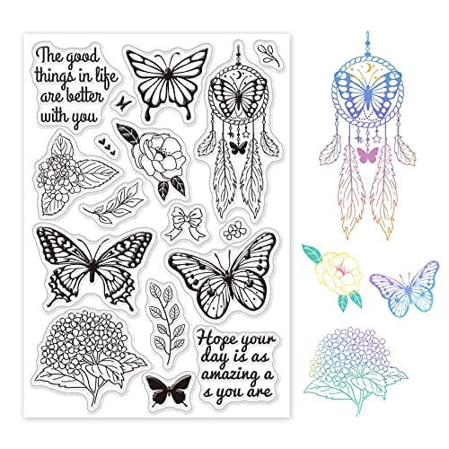18 Butterfly Eyelets 6 Spring Clrs Crafts Stamping Scrapbooking  Embellishments Handmade Cards Paper Art 