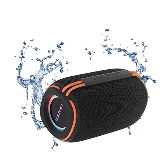Dolphin DR-30 Diver Series – Waterproof Bluetooth Speaker, Beach-Ready & Portable, Water Friendly, Shower, Pool, Hiking, Outdoor
