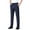 Blue, variant on Gyexs Mens Dress Pants Cotton Baggy Casual Lightweight Pants Casual Expandable Waist Suit Pants Formal Clothing Black, Szie 38