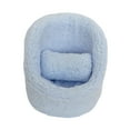 thumbnail image 2 of funtasica Accessoire Photo Bébé Confortable Décor Mini Canapé pour Commémoration Fête Nouveau-Né Bleu, 2 of 9