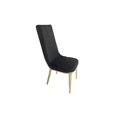 thumbnail image 2 of Silla Kessa Muebles Alicia Alta Velvet Negro Cha, 2 of 2