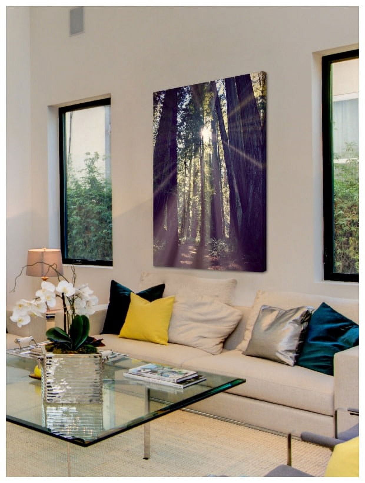 Marmont Hill "Redwoods Hike" by Robert Dickinson Painting Print on Canvas