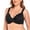 Black, variant on Women's Plus Size Sexy Lace Full Coverage Unpadded Underwire Bras Minimizer Mesh Bras for Big Bust 42DDD